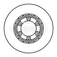 Borg beck bbd5006 brake - beck,