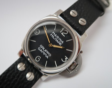 VINTAGE STYLE 6152 HOMAGE "Gruppo Gamma" Swiss Unitas 6497 watch 47mm