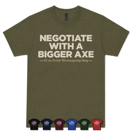 Negotiate with bigger - negotiate, axe