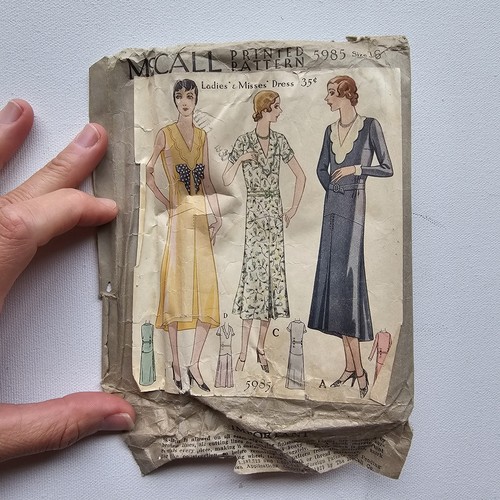1920s vintage mccalls 5985 - 1920s,