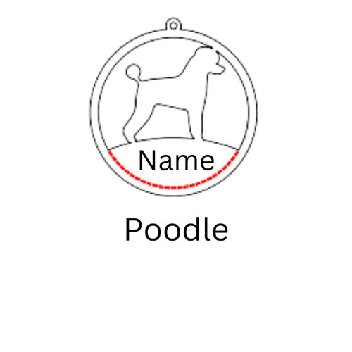 Personalised christmas pet dog - personalised,