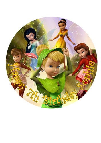 Tinker bell disney - bell, cake