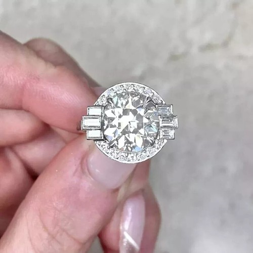 Antique art deco round cut - antique,