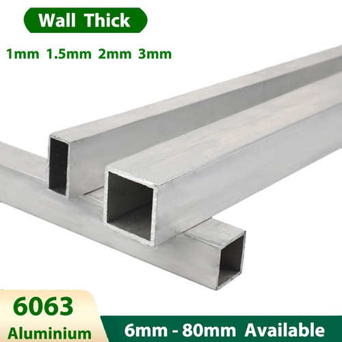 Square aluminium tube hollow - aluminium,