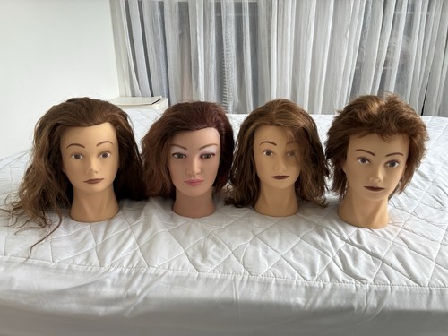Four manikin heads for - four,