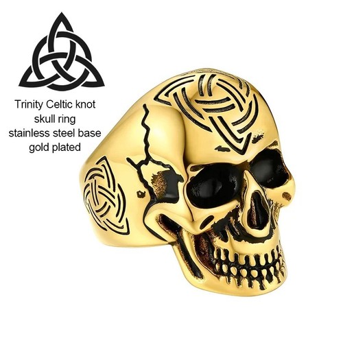 Men skull ring stainless - men's,