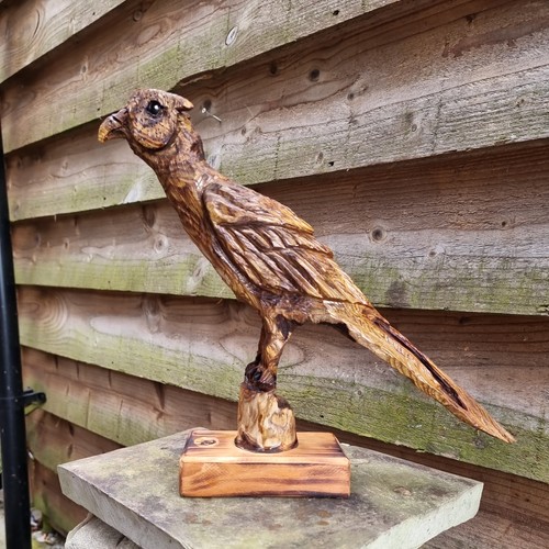 Chainsaw carved pheasant - ,