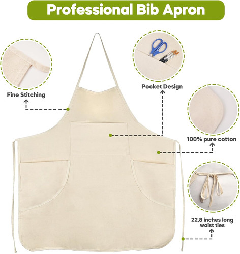 Artist apron with pockets art - artist,