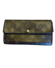 Louis Vuitton Portefeuille Sarah Monogram Long Wallet Brown Authentic
