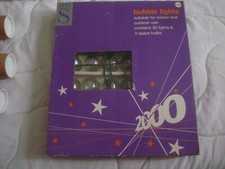 WH SMITH CHRISTMAS BUBBLE LIGHTS 2000