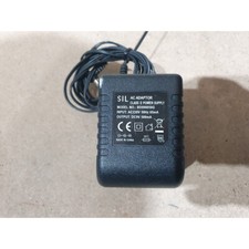 SIL BD090050G AC Adapter Black 9-V 500mA UK Plug Portable for Philips DECT 225
