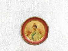 1920s Vintage Princess Mary Of Teck Decorative Tin Wall Decorating Plate T1117