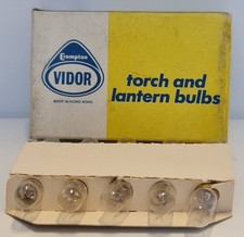 CROMPTO VIDOR Torch Bulbs Torch And Lantern Bulbs Vintage Bulbs 6040F 10