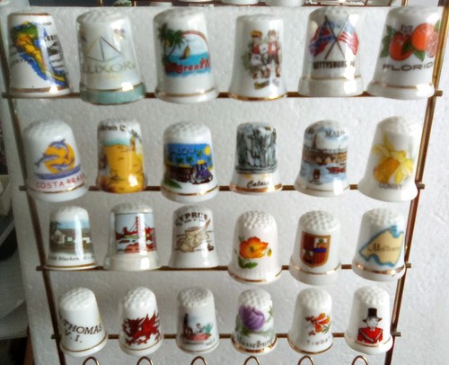 Thimbles mixed lot - lot, souvenir
