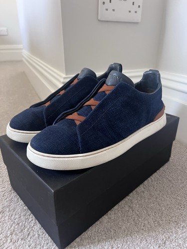 Zegna triple stitch sneakers - triple,
