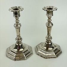 Pair antique solid - solid, silver