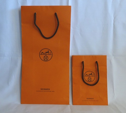 Two hermes shopping - hermes, gift
