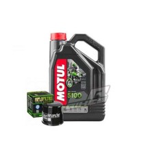 Kawasaki Z125 2019 - 2021 Motul 5100 10W40 and Oil Filter