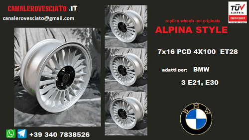 Alpina inch wheels bmw 3 - alpina, 16