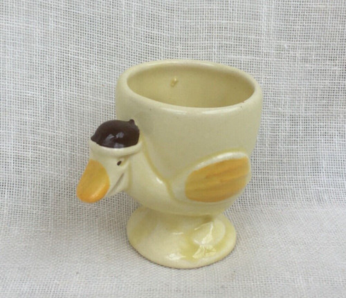 Vintage ceramic duck egg cup - vintage,