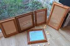 5 X Solid Oak Chunky Wooden