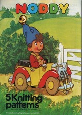 Noddy Gary Kennedy Intarsia 5 Knitting Patterns Children's & Adults 24"-44"