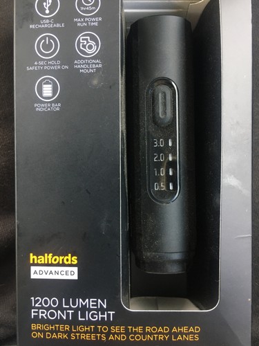 Halfords advanced 1200 - 1200, lumens