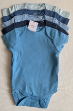 BNWT Baby Boys Blue Ribbed 5pk