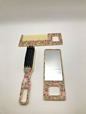 VINTAGE SET OF MIRROR, BRUSH