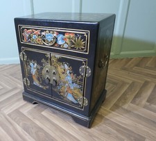 Small Decorated Chinoiserie Cupboard