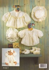 BABY crochet  pattern matinee