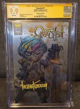 Quested #1 CGC SS 9.9 Metal Battle Damaged Signed By Tyler Kirkham LTD to 50