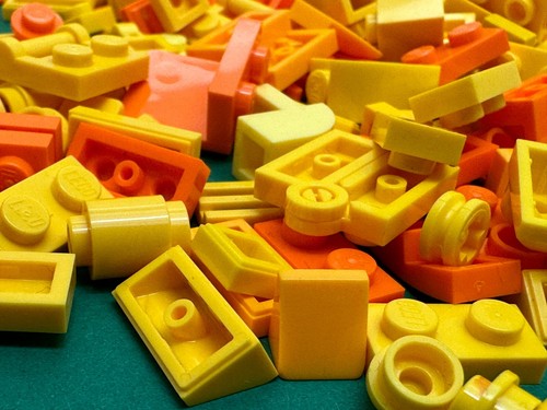 Lego brick plate tile - lego, cone
