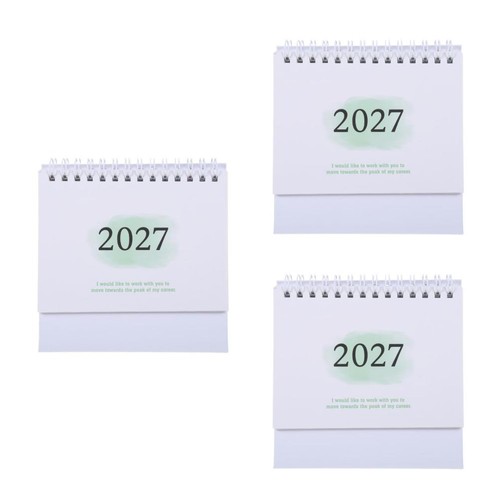 3pcs mini desk calendar - desk,