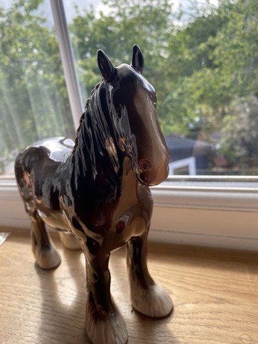 Beswick shire horse brown - shire,