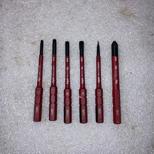 Wiha slim bits set - set, x6