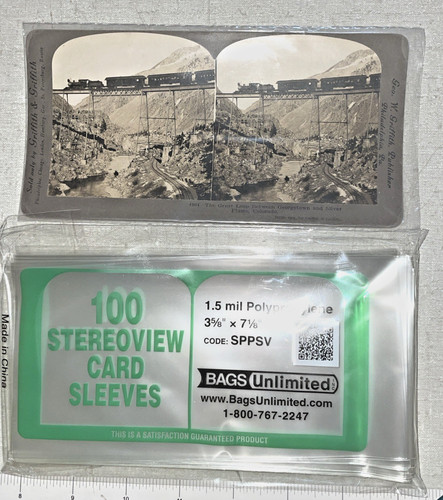 100 polypro stereoview card - 100,