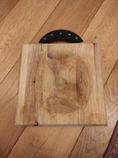 Jamie Oliver Mezzaluna Blade Square Wooden Herb Chopping Board