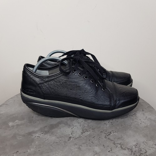 Mbt black leather walking - black,