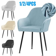 Velvet High Arm Chair Cover