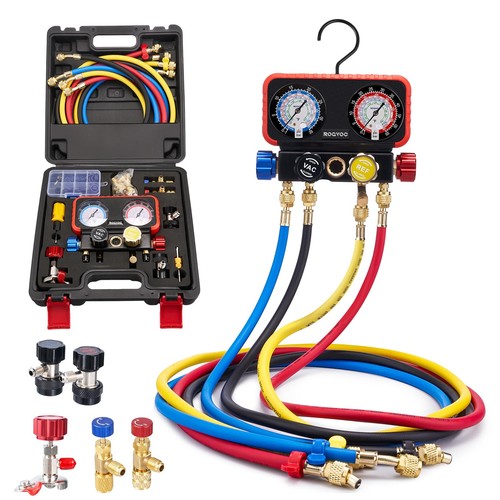 Rogvoc hvac way manifold - hvac, 4-way