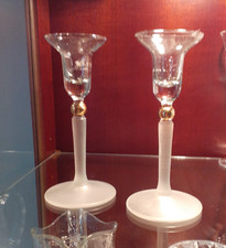 Frosted and Clear Glass with