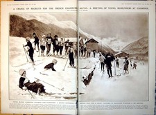Old Damaged Meeting Young Ski