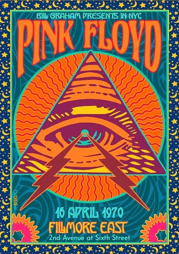 Framed pink floyd fillmore - pink,