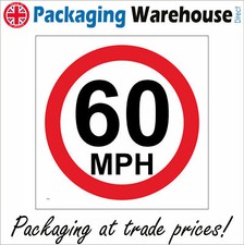 TR032 60 MPH SIGN LEGAL SPEED