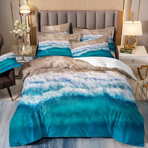 Seaside coastline quilt cover - coastline,