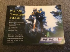 CCM Motorcycles Brochure. 604 640 etc.