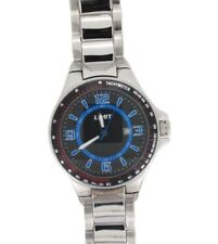 Men's Limit Watch, Black Dial, Stainless Strap, Quartz, Date, New, Boxed, 5410.
