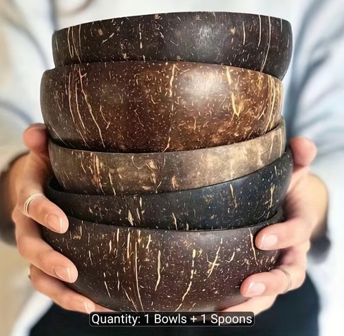 Handcrafted coconut shell - coconut,