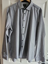 Taylor & Wright Long Sleeve Shirt In Grey Collar 18 Inches New Without Tags
